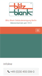 Mobile Screenshot of blitzblank-berlin.de